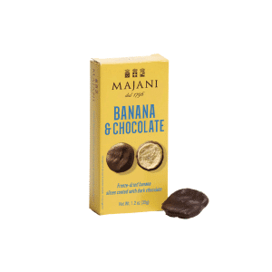 Freeze-Dried Banana Coated in Dark Chocolate