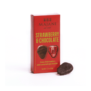 Freeze-Dried Strawberry Coated in Dark Chocolate